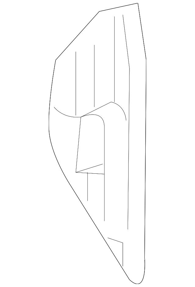 84766-B2000GA6 Деталь SIDE COVER, RIGHT