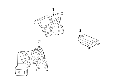 Avalanche 2500 ENGINE & TRANS MOUNTING