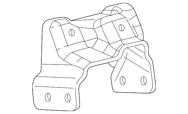 15113852 Деталь MOUNT BRACKET, LEFT