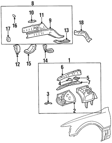LS400 STRUCTURAL COMPONENTS & RAILS