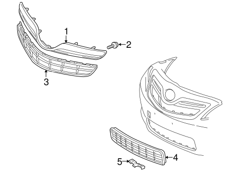 Camry GRILLE & COMPONENTS