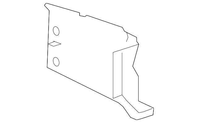 22799071 Деталь CORNER TRIM, RIGHT