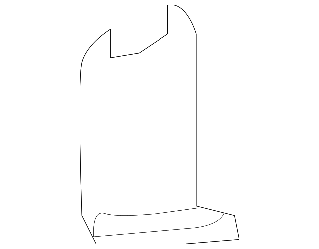 68246177AA Деталь ROCKER MOLDING BRACKET, RIGHT