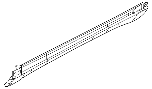 5XB68LXHAA Деталь ROCKER MOLDING, LEFT