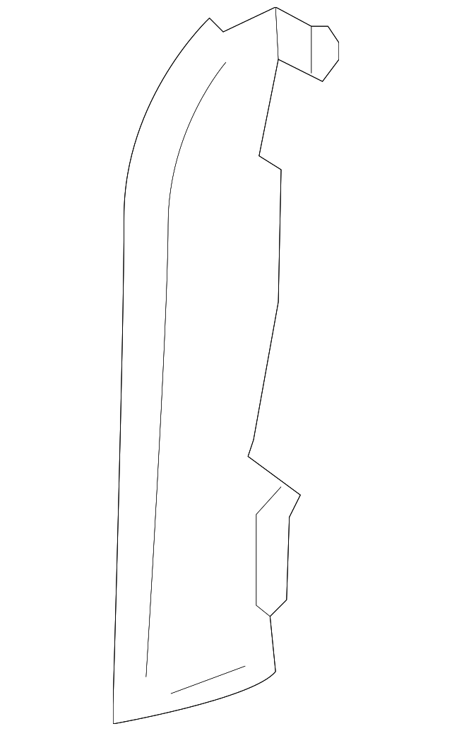 SU003-05937 Деталь FILLER PANEL, LEFT