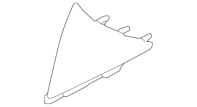 SU003-01919 Деталь LOWER COVER, RIGHT