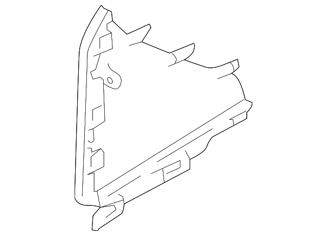 SU003-01920 Деталь LOWER COVER, LEFT