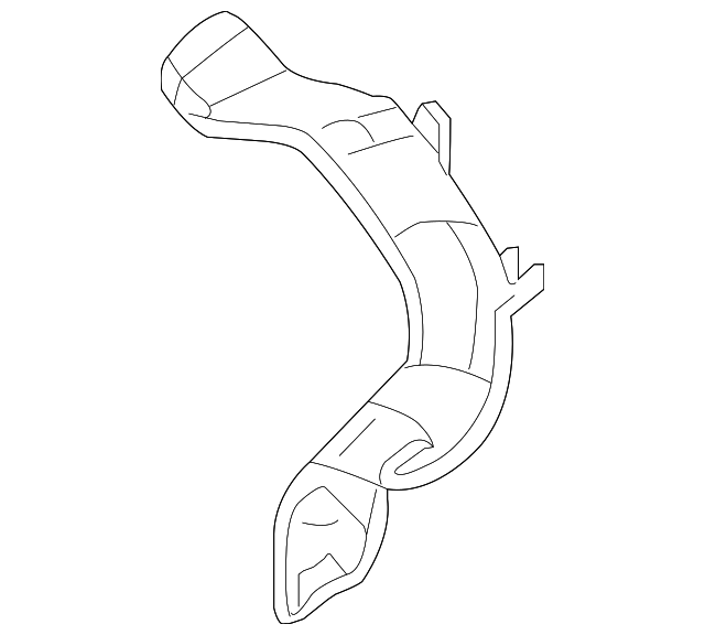 5114277AA Деталь AIR DUCT, LEFT