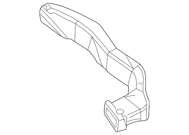 5114281AA Деталь LOWER AIR DUCT, LEFT