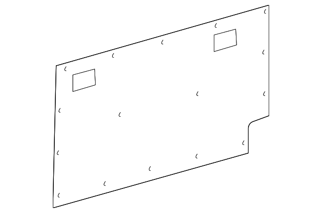 1HD261E7AA Деталь FRONT TRIM, RIGHT