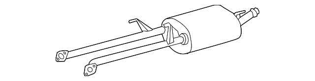 17420-0S030 Деталь MUFFLER & PIPE