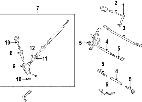 RX-7 STEERING GEAR & LINKAGE 3