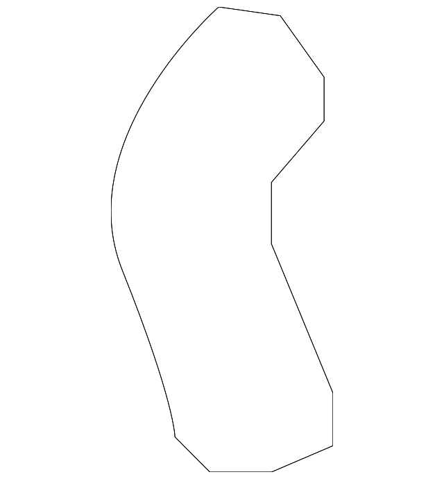 15787486 Деталь BELT & RETRACTOR COVER, LEFT