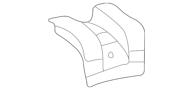 57454-0C010 Деталь REAR BRACKET, LEFT