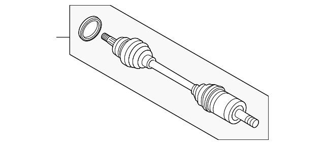 49600-2J310 Деталь AXLE ASSY, RIGHT