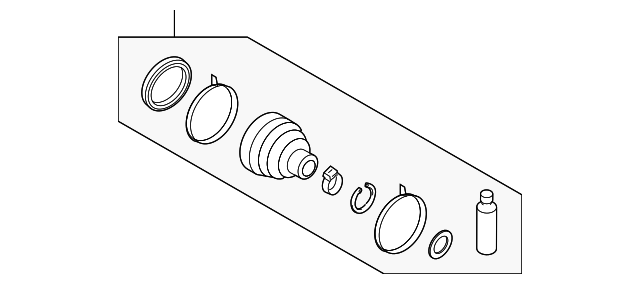 49694-2J000 Деталь BOOT KIT, RIGHT