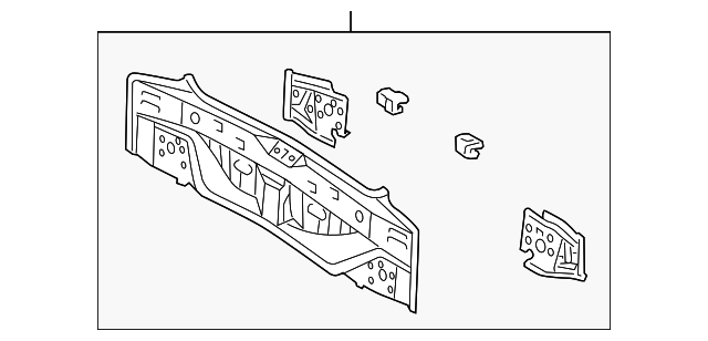58307-02190 Деталь REAR BODY PANEL