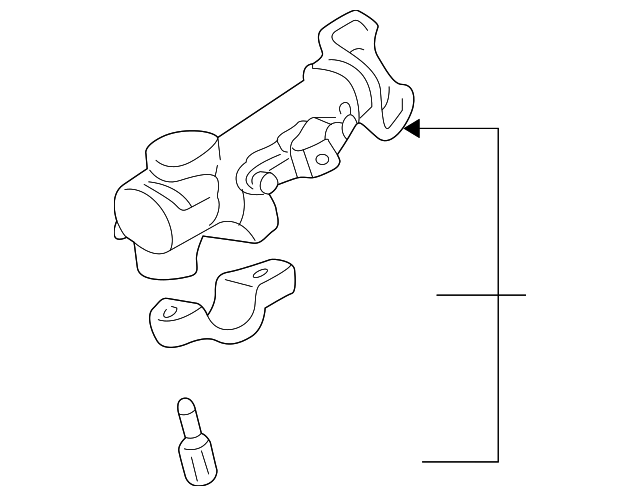 48701-1B025 Деталь STEERING LOCK
