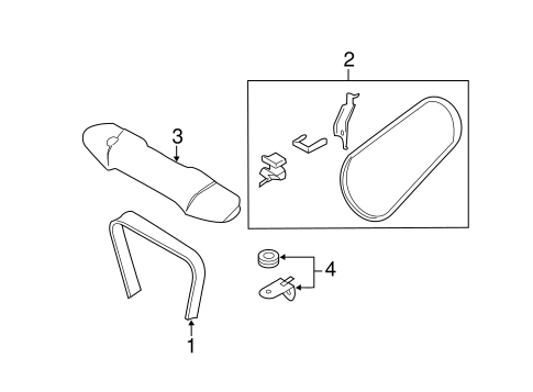 Impreza BELTS & PULLEYS