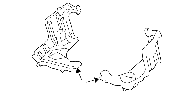 LC62-56-341B Деталь SPLASH SHIELD, LEFT