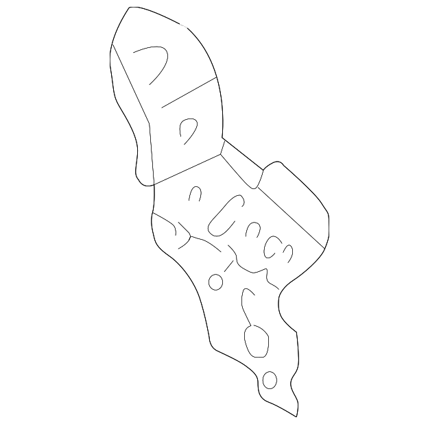 LC62-53-2A0C Деталь BRACKET, LEFT