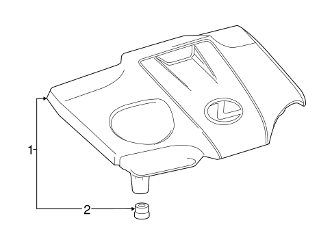 NX200t ENGINE APPEARANCE COVER