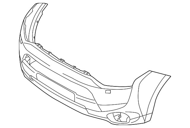 6400G346 Деталь BUMPER COVER