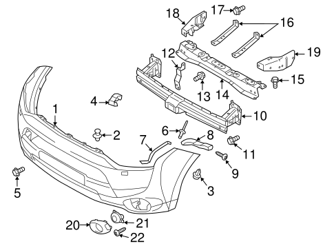 Outlander BUMPER & COMPONENTS - FRONT