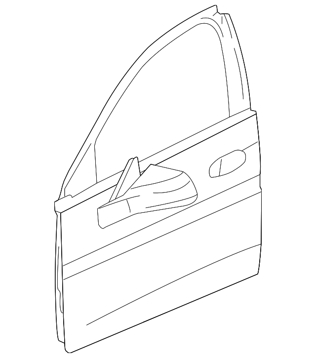 89023965 Деталь DOOR SHELL, RIGHT