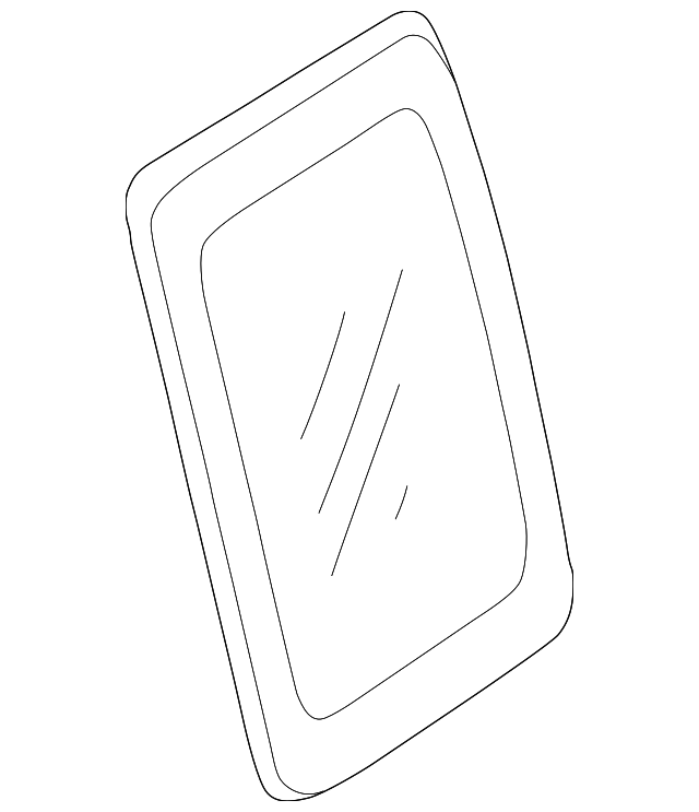 83307-3S000 Деталь GLASS ASSY, LEFT