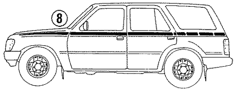 4Runner STRIPE TAPE 3