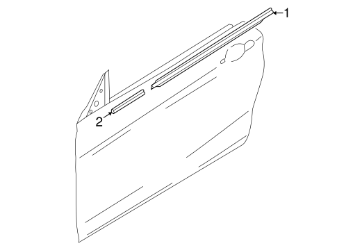 328i GT xDrive EXTERIOR TRIM - FRONT DOOR 2