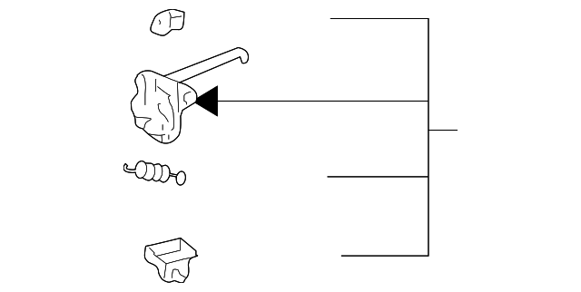 64610-52060 LOCK ASSY