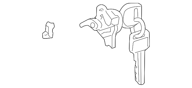 69055-52250 CYL & KEYS