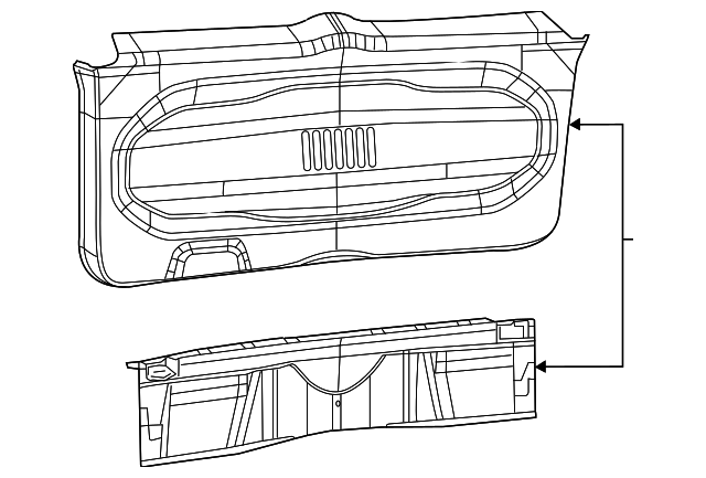 5VY06LXHAA Деталь LIFT GATE TRIM