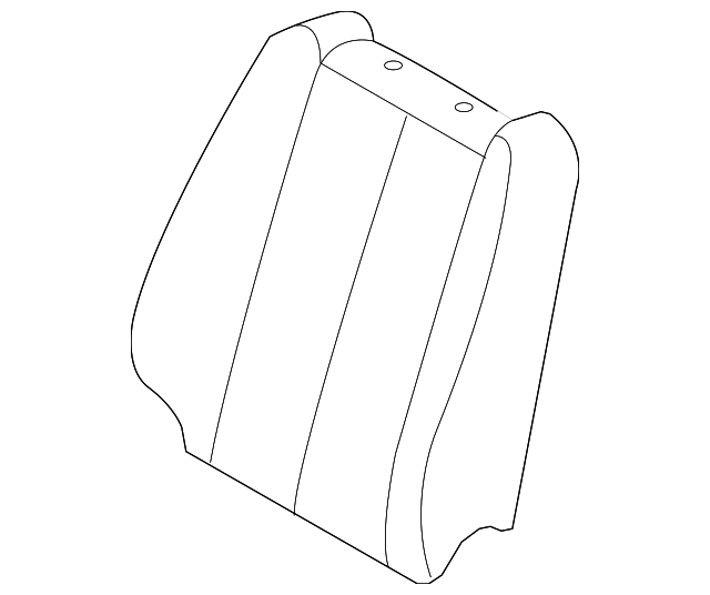 88360-0A000-HZA Деталь SEAT BACK COVER, LEFT