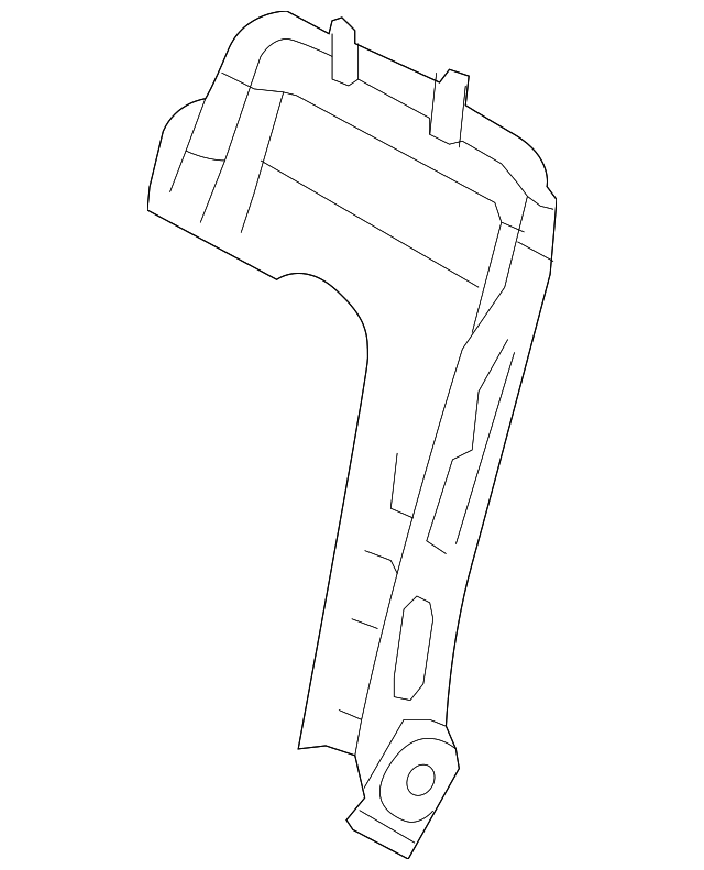 88301-0A100 Деталь SEAT BACK FRAME, LEFT