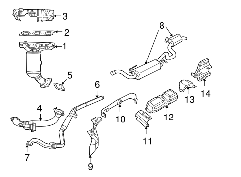 Routan EXHAUST COMPONENTS