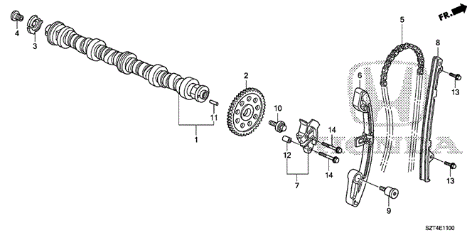 ENGINE/CAMSHAFT - CAM CHAIN for 2011 Honda CR-Z #1