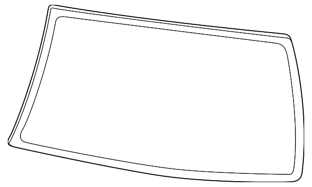 55256679 Деталь LIFT GATE GLASS