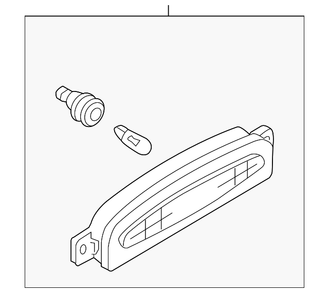 BS4J-51-580 Деталь HIGH MOUNT LAMP