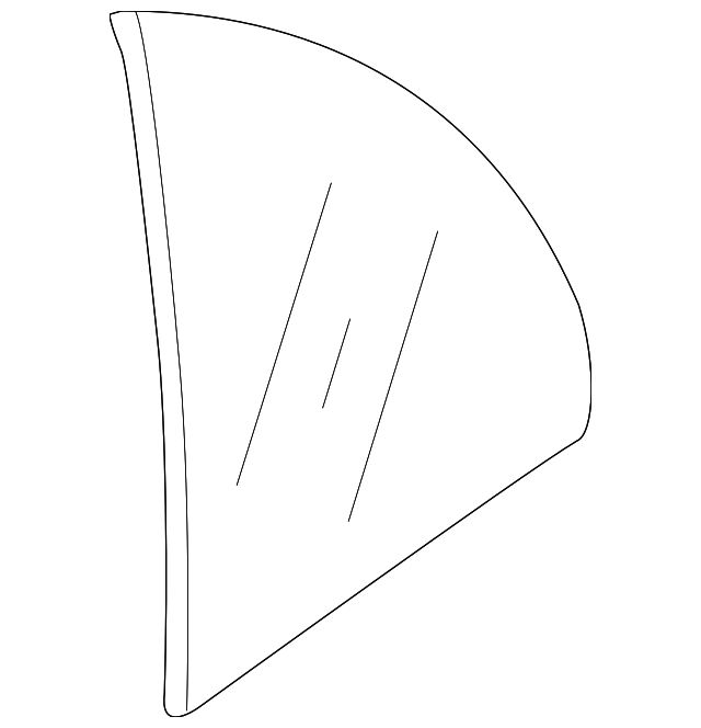 5C5-845-041-M Деталь QTR GLASS, LEFT