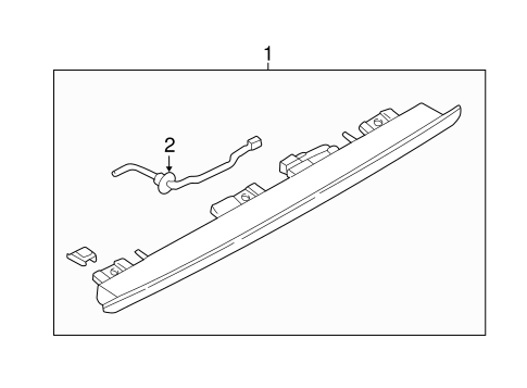 Impreza HIGH MOUNTED STOP LAMP