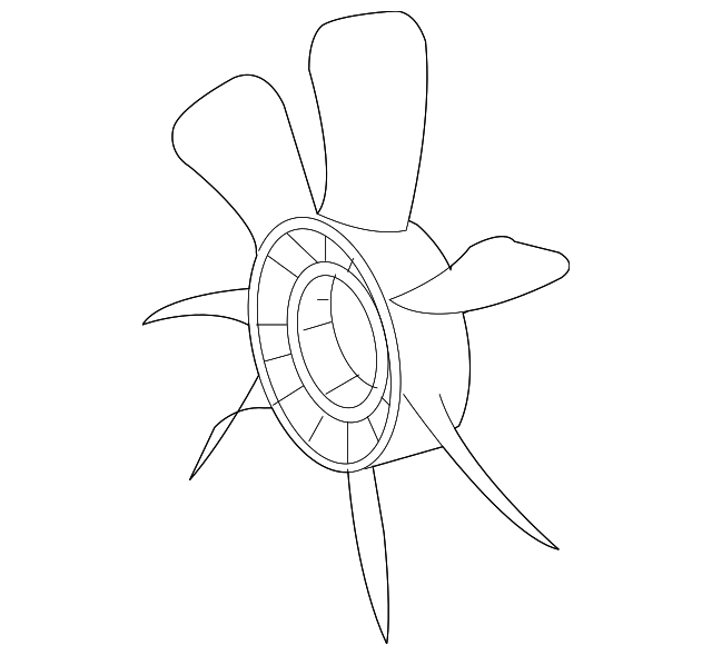 16361-38020 Деталь FAN BLADE