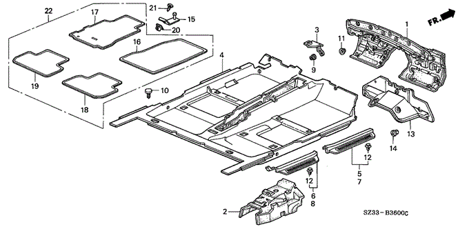 RL FLOOR MAT