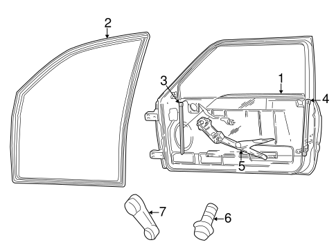 Ram 1500 FRONT DOOR 3