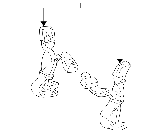 YC3Z-66611B66-AAC Деталь CENTER SEAT BELT