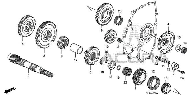 TSX SEDAN AT COUNTERSHAFT