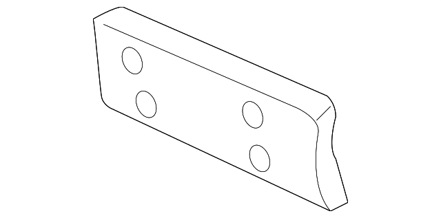 15102574 Деталь LICENSE MOUNT