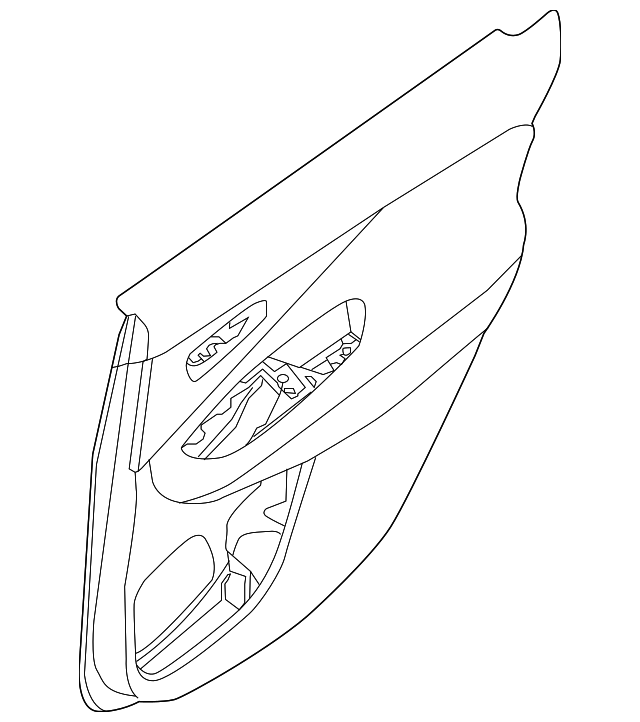 82901-5AA0A Деталь DOOR TRIM PANEL, LEFT